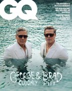 布拉德皮特和乔治克鲁尼登《GQ》杂志封面