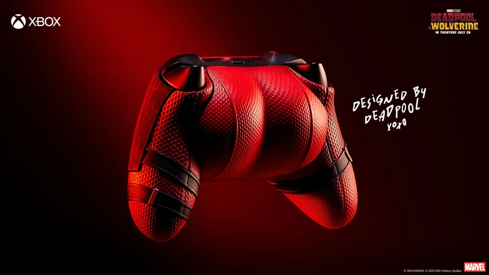 Xbox推出“死侍”主题主机，手柄精准还原死侍“翘臀”