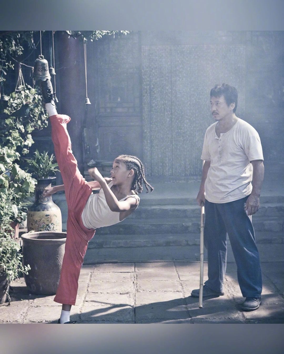 威尔史密斯发《功夫梦》幕后旧照 祝成龙七十岁生日快乐